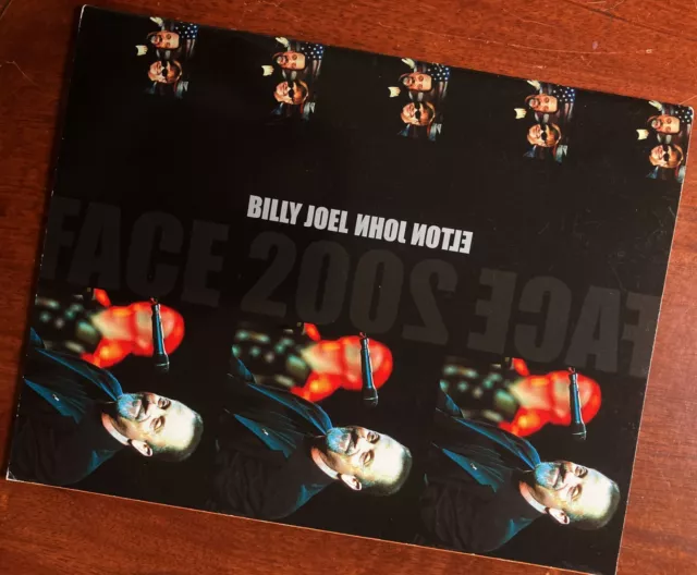 Billy Joel & Elton John "Face 2002 Face" Tour Full-Color Program