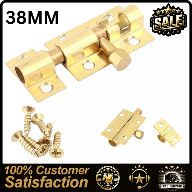 Securit Door Bolt Gold (38mm)