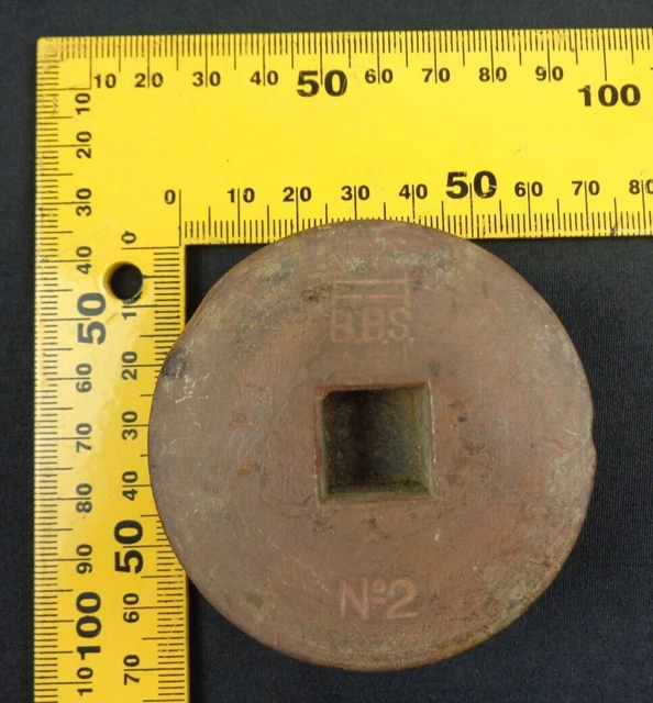 WW1 BRITISH ARMY ARTILLERY TRANSIT PLUG (SOLID BRASS) SOMME BATTLEFIELD ...