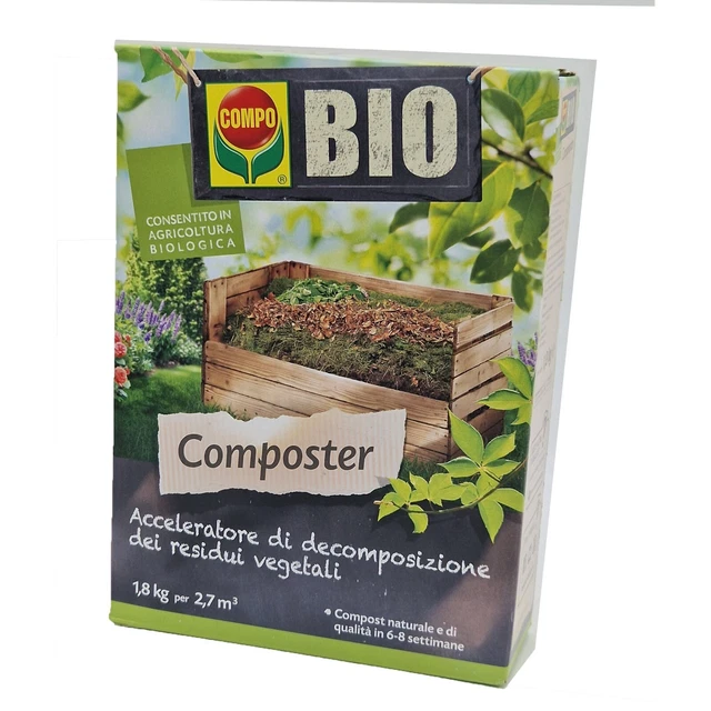 Compostaggio attivattore per compostiera biodegradabile 1,8KG rigiuti vegetali