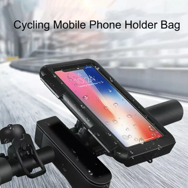 Bike Handlebar Phone Mount Holder Bracket For Motorcycle Bicycle Waterproof