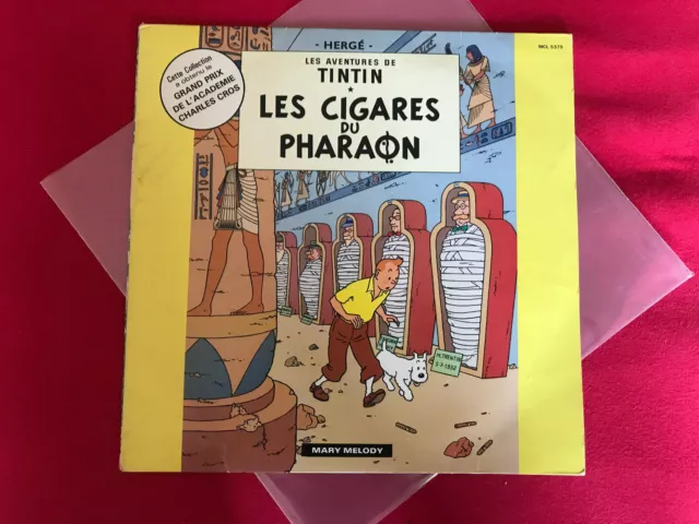 Tim und Struppi Platte "Les Cigares du Pharaon" Mary Melody,  Tintin Disque