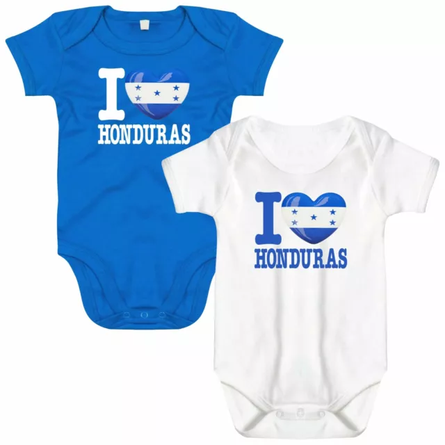 BabyBody LOVE HONDURAS Herz Heart Liebe Caribian FanShirts4u