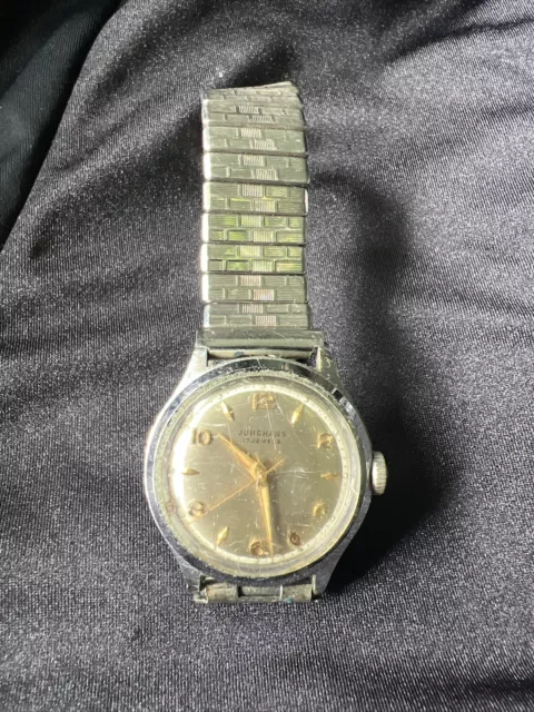 JUNGHANS Vintage 1950`s  Small Size 100% Original Unisex German Wristwatch
