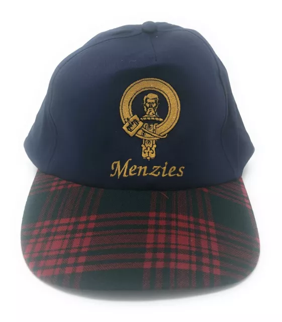 Schottischer Clan Crest Tartan Baseball / Golfkappe - Menzies