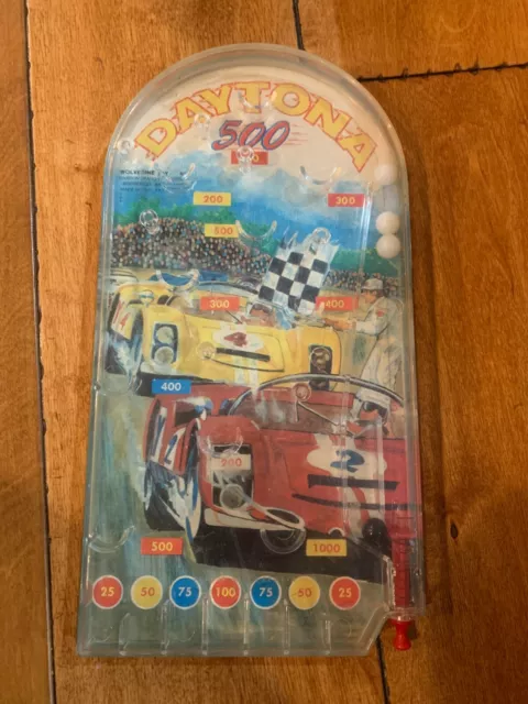 Vintage Wolverine Toy #144 Daytona 500 Pinball Machine