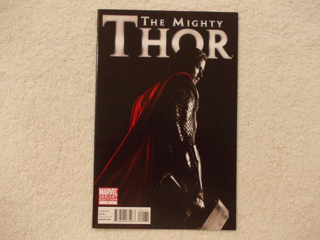 The Mighty Thor #1 2011 Variant Photo Cover Chris Hemsworth Silver Surfer Mcu Nm