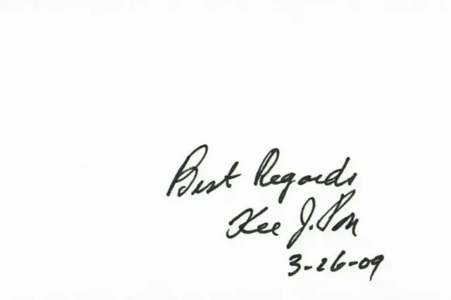 'WWII Flying Tigers' Kee J. Pon Signed 3x5 Card JG Autographs COA