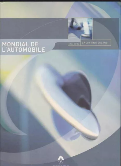 Dossier de presse / press kit (+ CD) Renault 09/2002 Mondial Automobile Paris