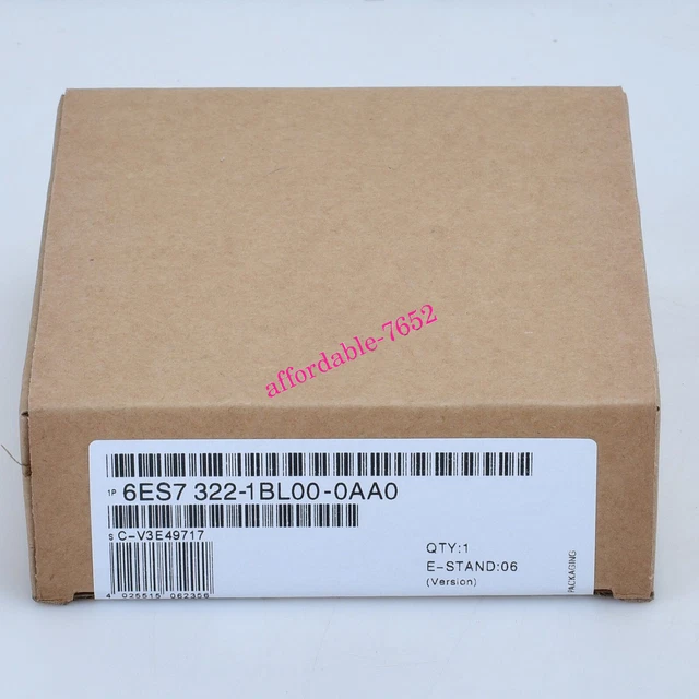 1 PCS NEW IN BOX SIEMENS 6ES7322-1BL00-0AA0 FedEx or DHL