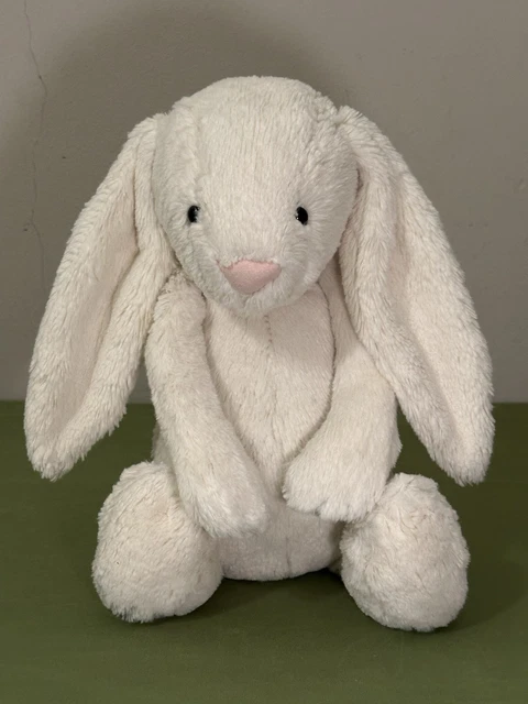 Large Soft Toy Rabbit JELLYCAT LARGE BASHFUL Cream Bunny Soft Toy White Rabbit cm.36 Plush ...