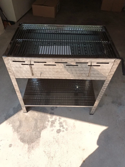 Holzkohlegrill Edelstahlgrill VEREINE Picknick  GASTRONOMIE NEU OVP