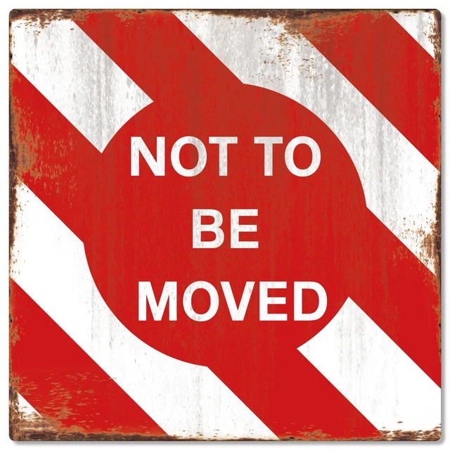 BRITISH RAIL RAILWAY Metal Sign Not to be Moved train £9.99 PicClick UK