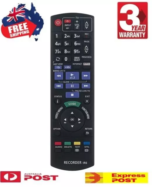 New N2Qayb001077 Remote Control For Panasonic Dmr-Hwt260Gn Dmr-Pwt560Gn
