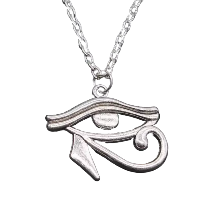 Unisex Eye of Horus Pendant Necklace - Ancient Egyptian Eye - UK Stock