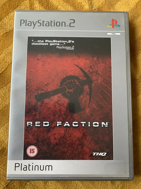 Red Faction PS2 PlayStation 2 PAL UK THQ Complete with Manual