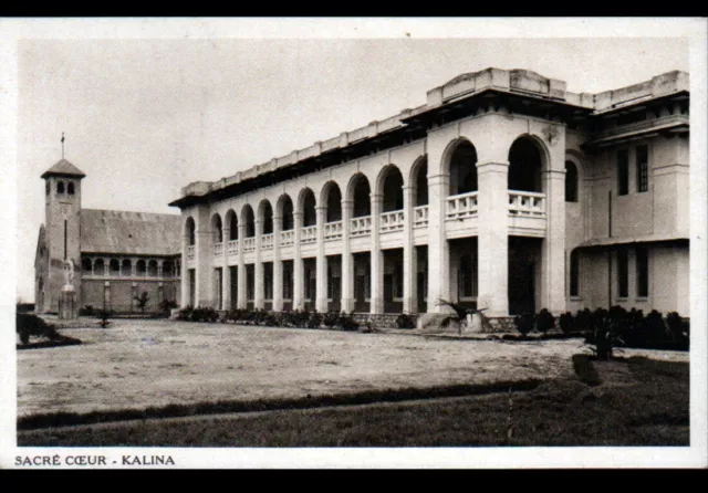 LEOPOLDVILLE / KALINA (CONGO Belge) CHAPELLE / LYCEE du SACRE COEUR période 1930