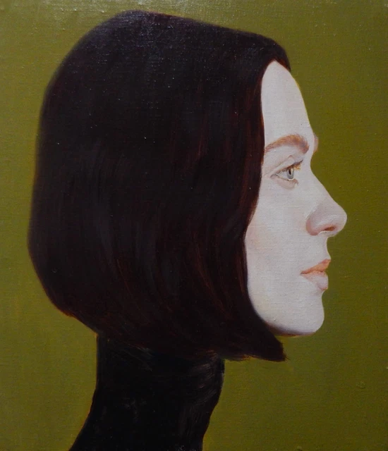 ORIGINAL OIL PAINTING on Canvas 20x18in/50x40cm Girl Portrait Woman £ ...