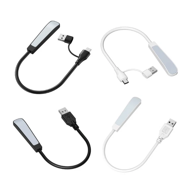 USB TYPE C LED Light Portable Reading Light Small Lamp Adjustable ...