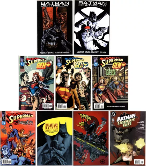 DC and Wildstorm - Batman/Deathblow | Superman/GEN13 | JLA/Planetary and more