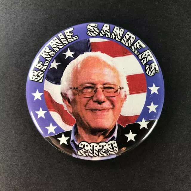 Bernie Sanders 2.25" Button Pin Presidential Election 2020 #4