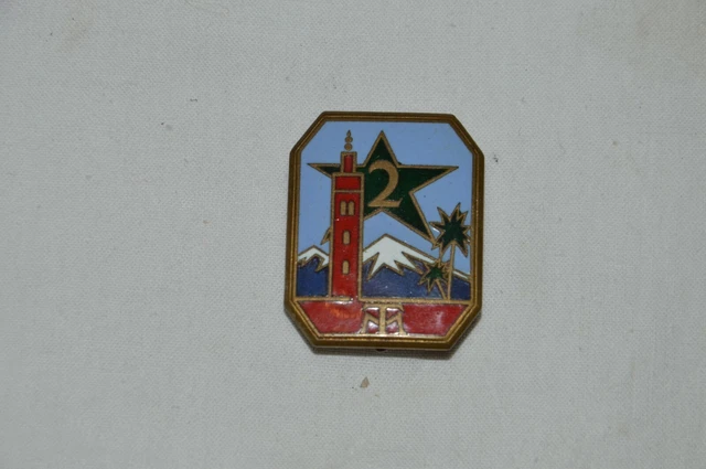 Insigne Militaire 2e Régiment De Tirailleurs Marocains – Pièce D’histoire
