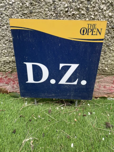 The 149th Open 2021 Royal St George's Sandwich Drop Zone Sign