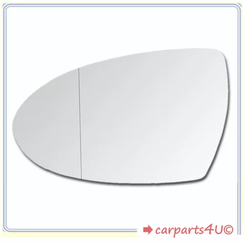 Außenspiegel Spiegelglas für BMW 5er Typ E-60 M5 2003-2010 Links Asphärisch