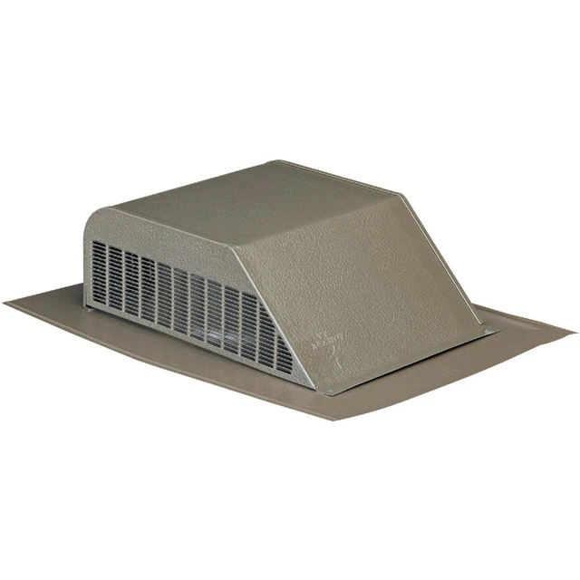 Airhawk 50 In. Weatherwood Aluminum Slant Back Roof Vent 85284 Pack of 6 Air