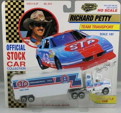 Richard Petty Official Stock Car Collection Tractor Trailer Team Transport 1/87 3