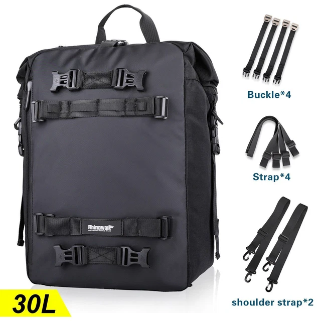 Motorcycle Large Bag Waterproof Luggage Motorbike Saddle Trunk Storage Organizer