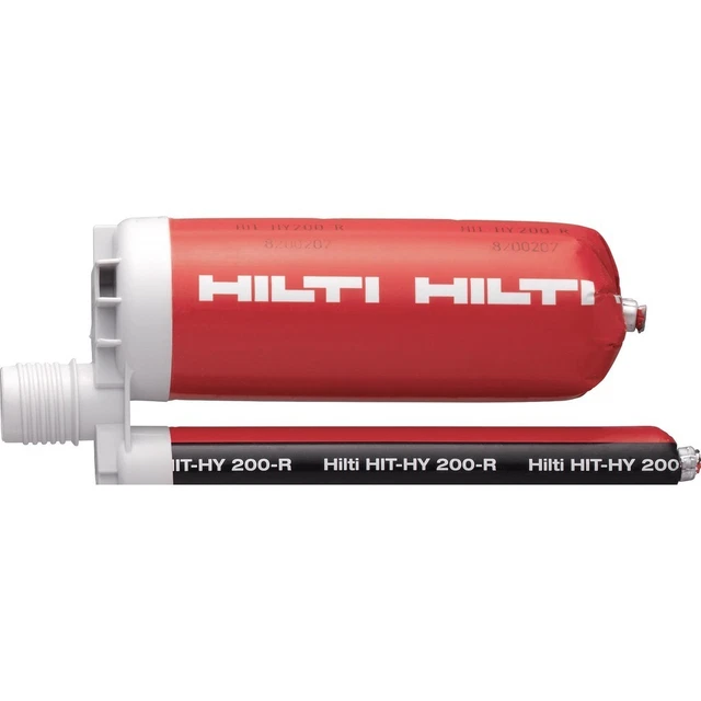 HILTI HY200 EPOXY ANCHOR Hybrid Mortar for Rebar INJECTABLE EPOXY 500ml