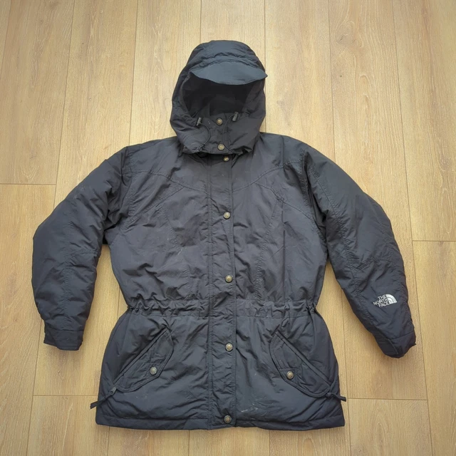 Giacca tampone da uomo impermeabile THE NORTH FACE nera taglia M piumino d'oca nylon