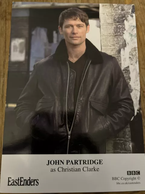 BBC EastEnders Unsigned Cast Card John Partridge as Christian Clark