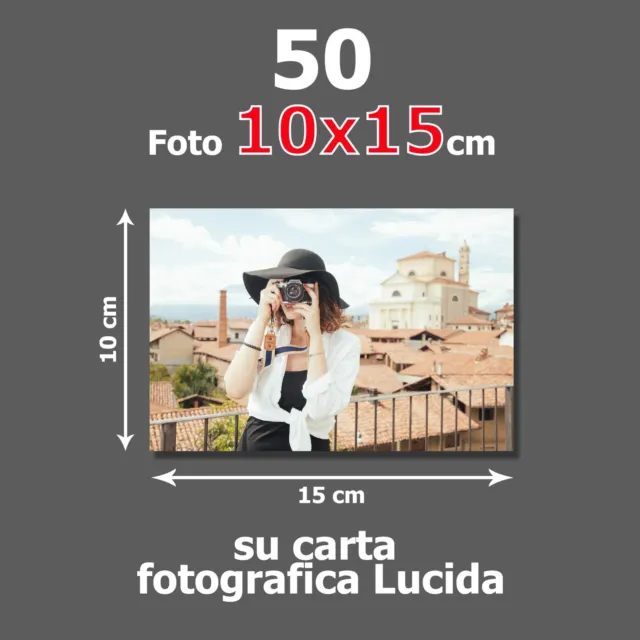 STAMPA 100 FOTO digitali 10x15 SU CARTA FOTOGRAFICA PROFESSIONALE EUR 10,40  - PicClick IT