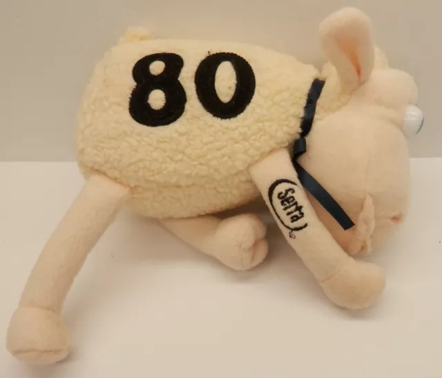 Serta Mattress Plush Counting Sheep #80 80th Anniversary Very Good Conditon