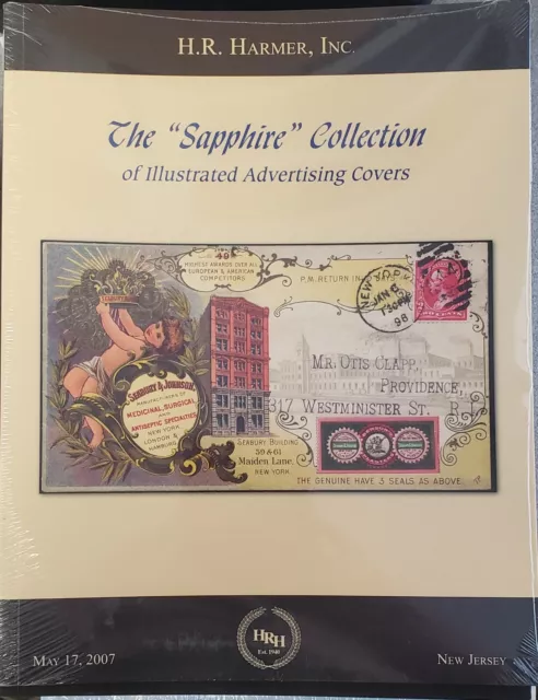 HR Harmer "Sapphire" Collection - Illustrated Ad. Covers Auction catalog *NEW*