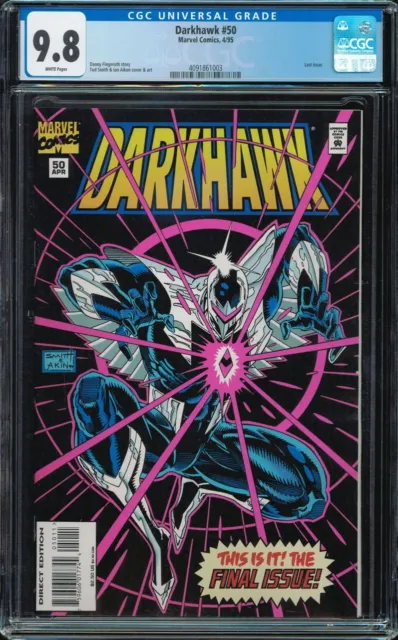 Darkhawk #50 CGC 9.8 Last issue 1995 Marvel RARE Fingeroth final