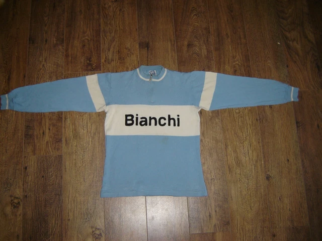 Maillot De Cyclisme Santini SMS Liquigas Bianchi (années 90) - Taille L