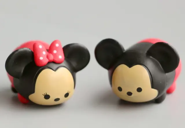 10PCS/SET New Disney TSUM TSUM Mini Mickey Minnie Action Figures PVC Toys Dolls 7