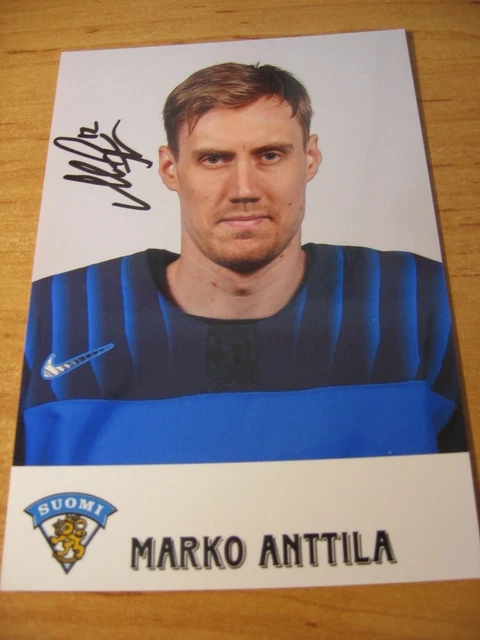 +++ Marko Anttila - Olympic Gold Medal - Finland - SIGNED PHOTO - de