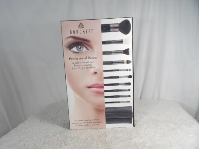 Borghese Professional Select 10 Piece Brushes For Face And Eyes