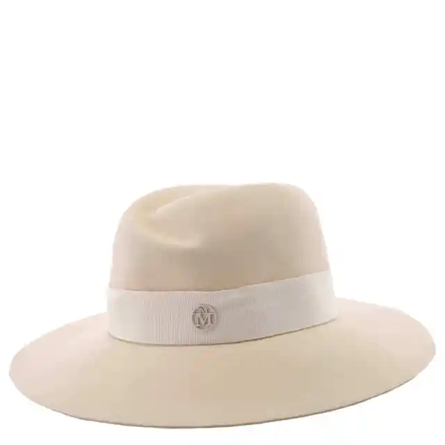 Maison Michel Ladies Seed Pearl Virginie Fedora Hat
