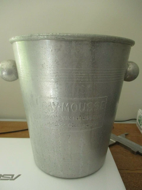Vintage et très rare : authentique seau à glace à champagne KRUG / Fabriqué en France - France