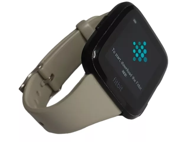 Fitbit Versa FB504 Smartwatch - gray band No CHRAGE good condition Fitbit Versa FB504 Smartwatch - gray band No CHRAGE good condition