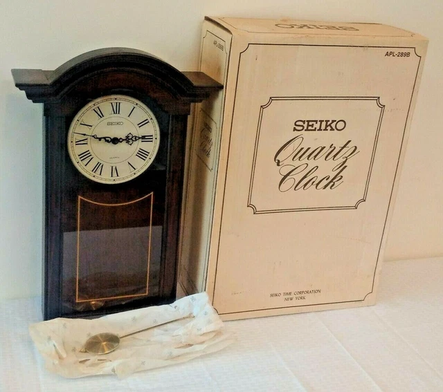 Seiko Wooden Pendulum Wall Clock FOR SALE! PicClick UK