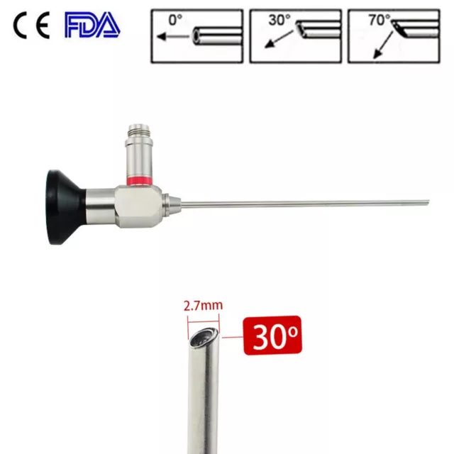 FDA 30° Rigid Endoscope ø2.7x175mm Sinuscope Sinus Endoscopy Storz Olympus Wolf