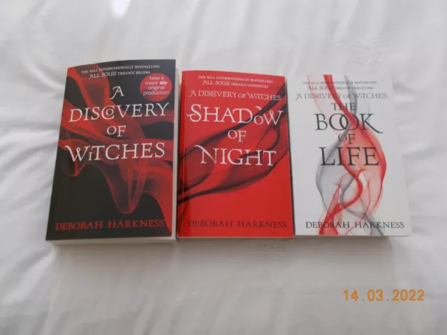 The Discovery of Witches - All souls trilogy by Deborah Harkness 3  paperbacks