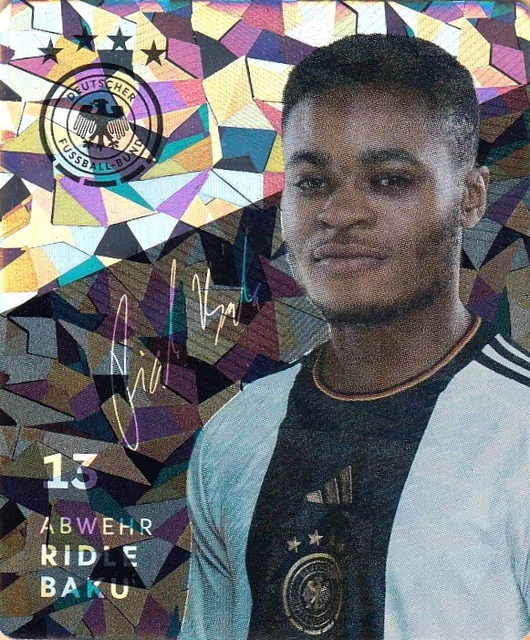 REWE DFB TRADING Cards Football World Cup 2022 Qatar No. 13 Ridle Baku