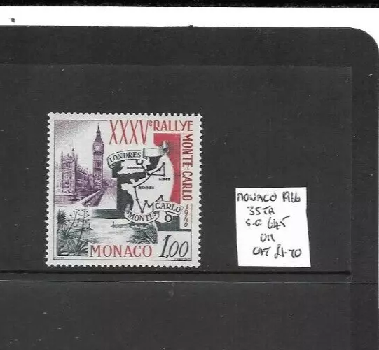 Monaco 1966 Monte Carlo Rally issue MNH